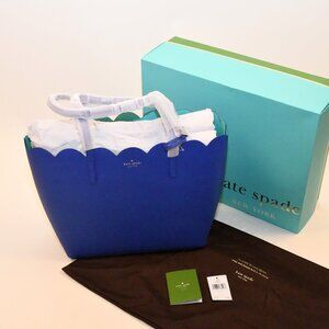 KATE SPADE NEW YORK CARRIGAN TOTE ISLAND DEEP & FRESH AIR PXRU5606 NWT